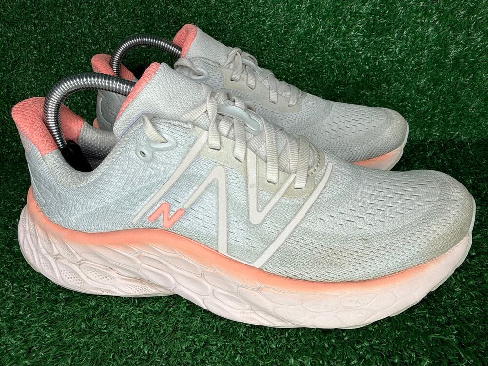New Balance Fresh Foam X More v4 Women’s 9.5 Grey Pink Running Shoes